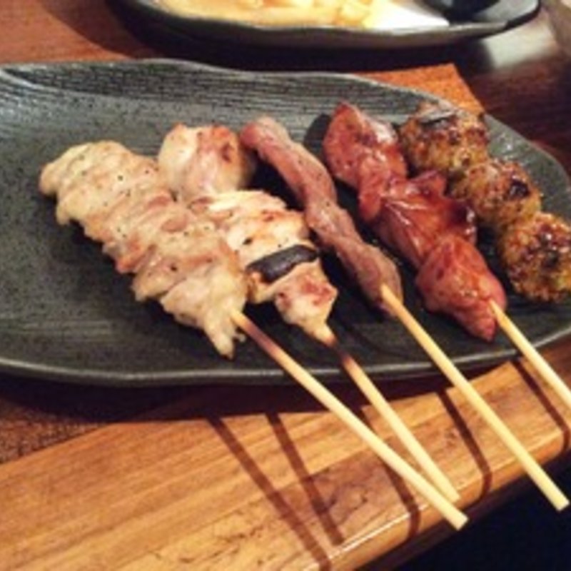 串盛り合わせ5本(焼鳥酒場 ゑん)