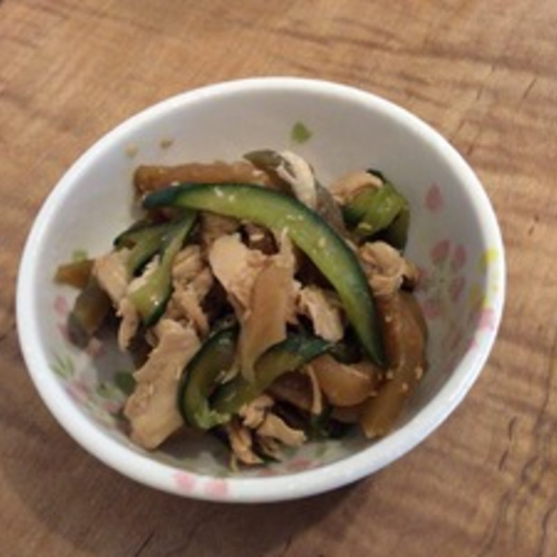 ササミと胡瓜のザーサイ和え(千いち屋 )