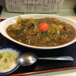 カレー丼(そば処 まる栄 （まる榮）)