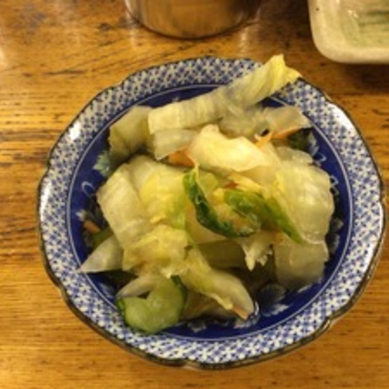 白菜の浅漬け(大御所酒坊)
