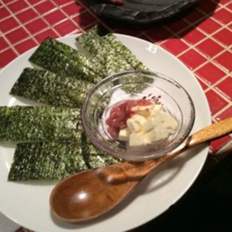 酒盗とクリームチーズ(わとい)