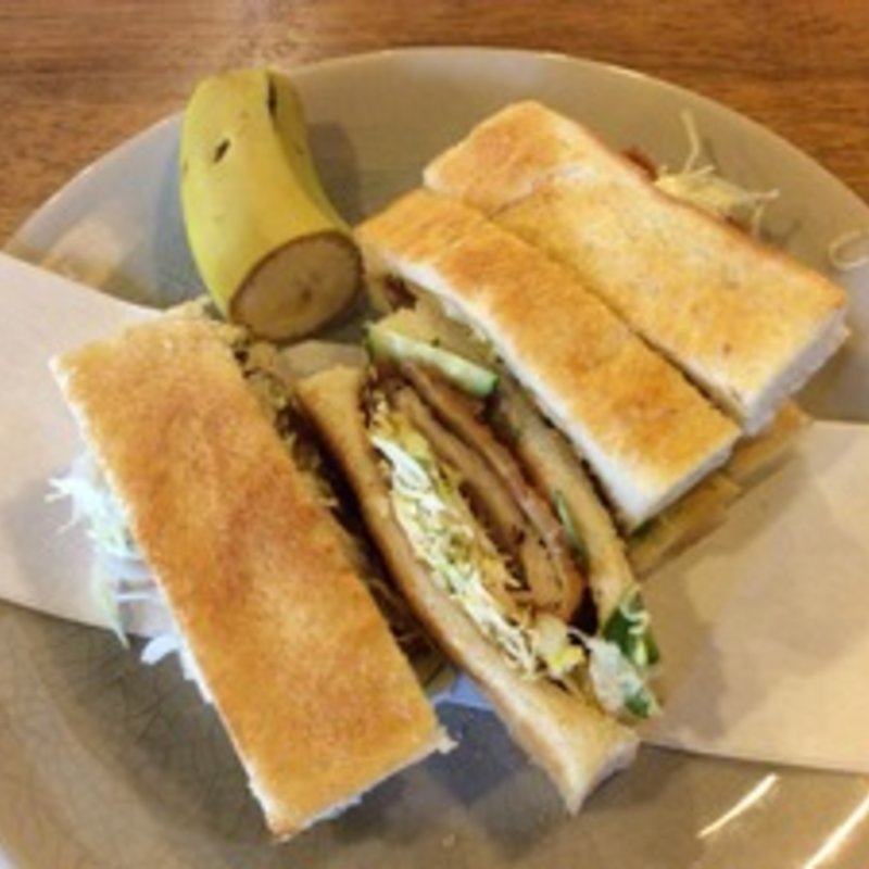 カツサンドセット(レストランタカラ萩之茶屋店)