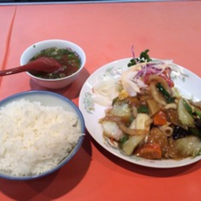 八宝菜定食(揚子江 )