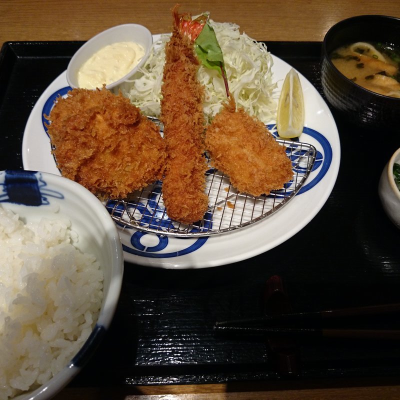 ミックスフライ膳(とんかつ まい泉 イオンレイクタウンmori店)