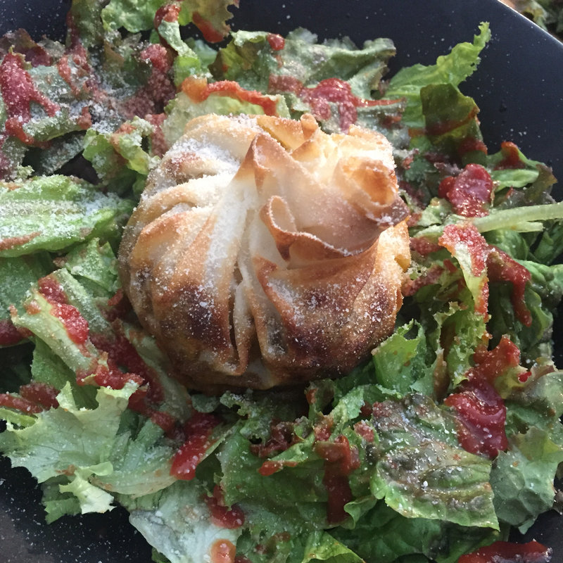 包み焼きタコライス(ミルリトンカフェ)