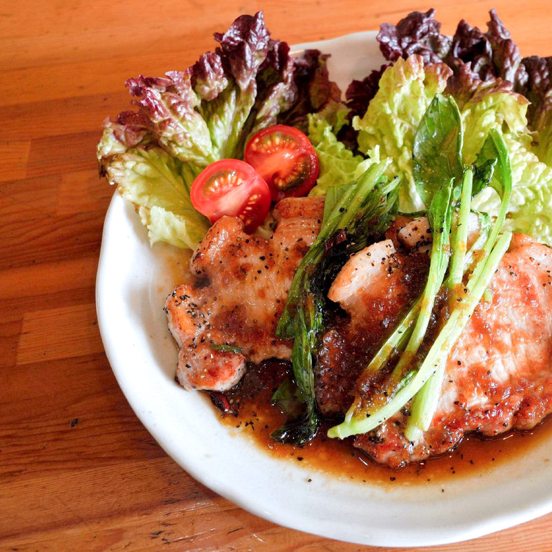 ポークソテーW ポークジンジャー(そーらんぶるぅ )