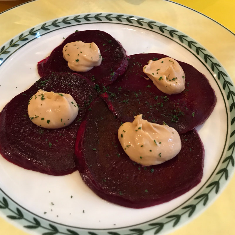 ビーツのカルパッチョ(ジョンティ （Gentil）)