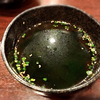 わかめスープ(焼肉あかみうし 恵比寿 )