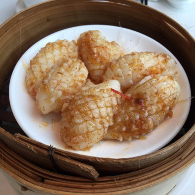 イカのXOソース蒸し(家全七福酒家 名古屋店)