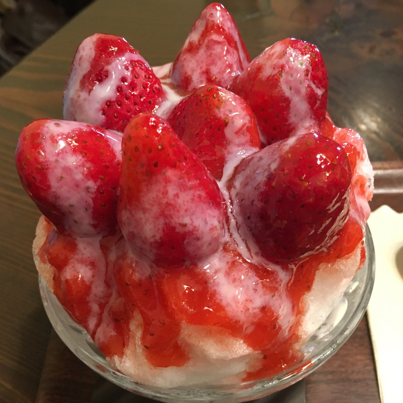 神出の苺かき氷(珈専舎たんぽぽ （こうせんしゃ たんぽぽ）)の口コミ
