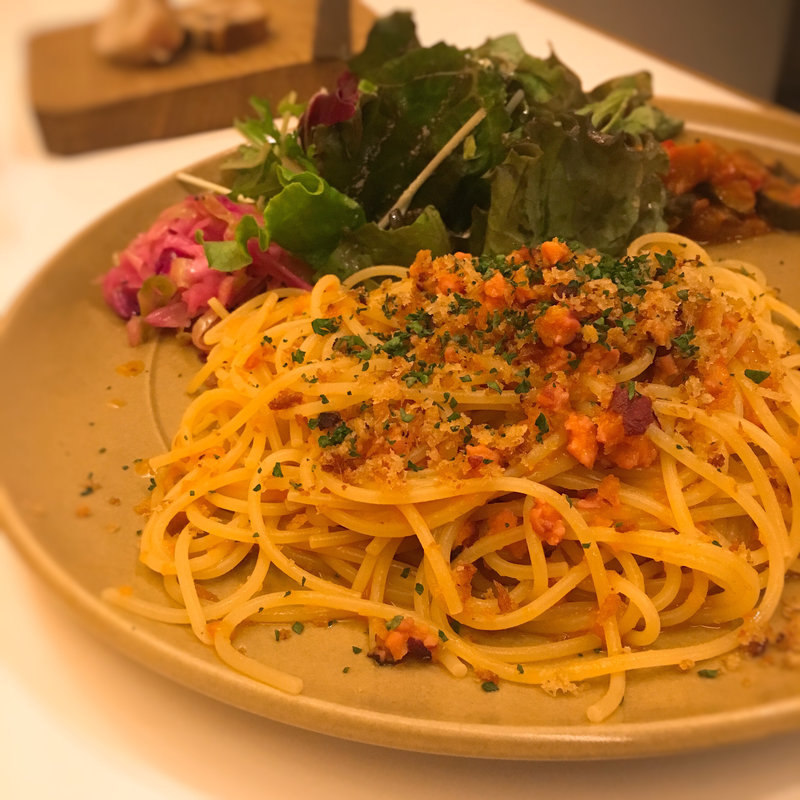 タコのパスタ(LIFE son)