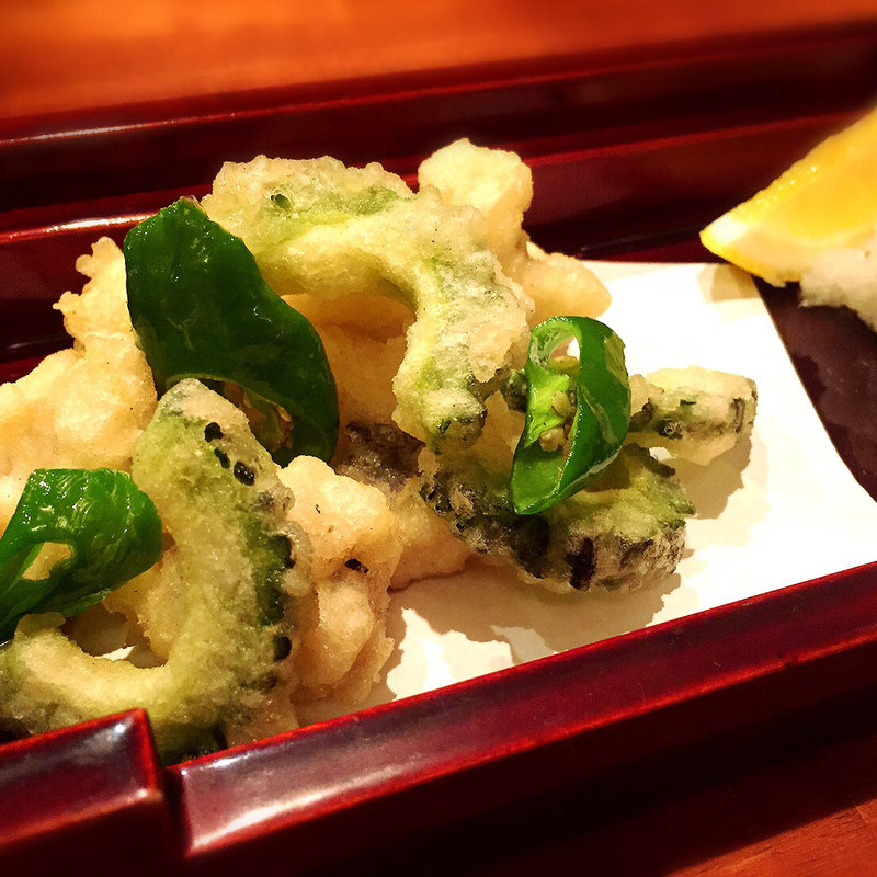 鱧の天ぷら(をさむ)