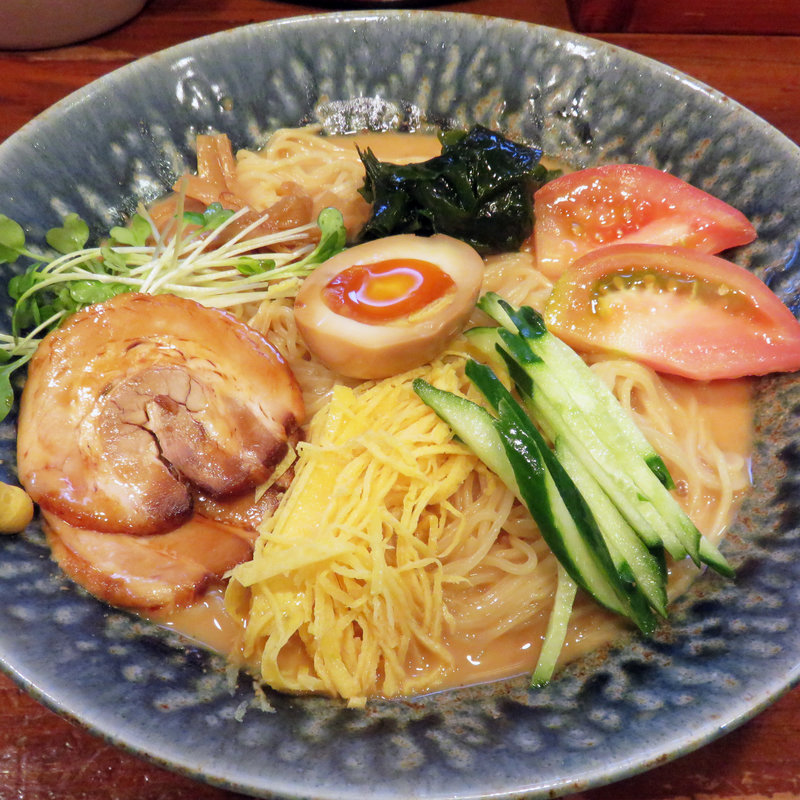 冷やしらーめん(紀州和歌山ラーメン きぶんや 道頓堀店)