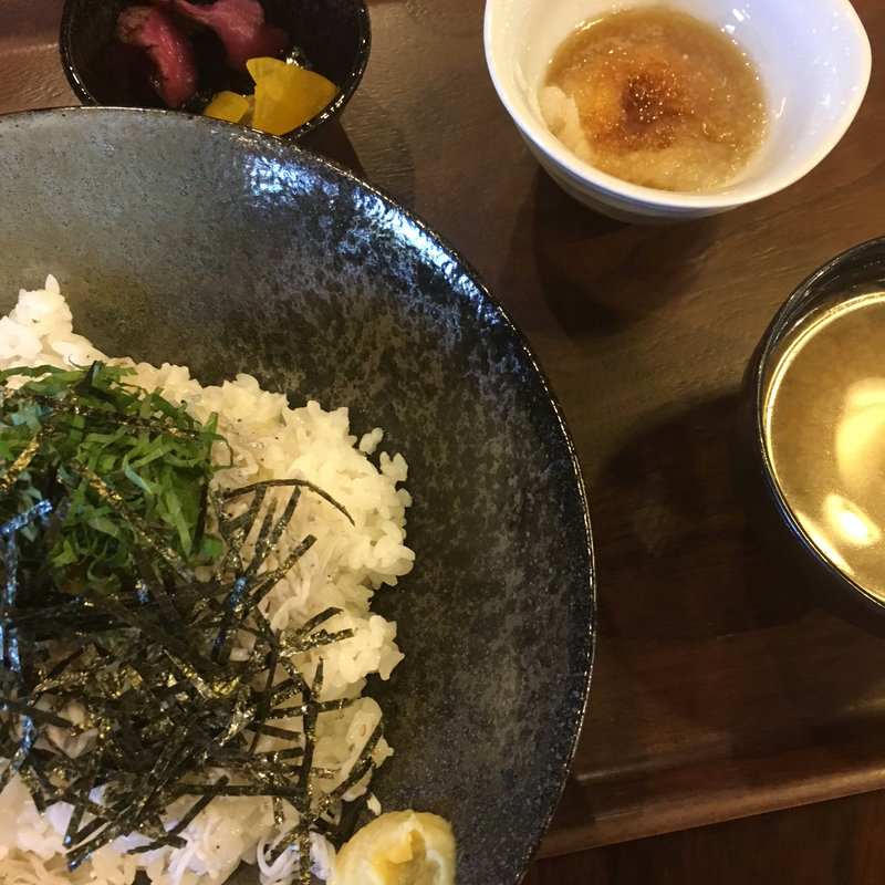 しらす丼(Cafe&Beerhall Re-BRICK)