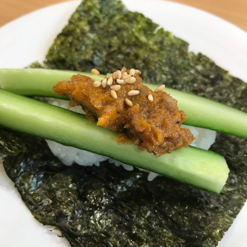 かっぱの麻婆肉みそ手巻き(かっぱ寿司 大津尾花川店 （かっぱずし）)