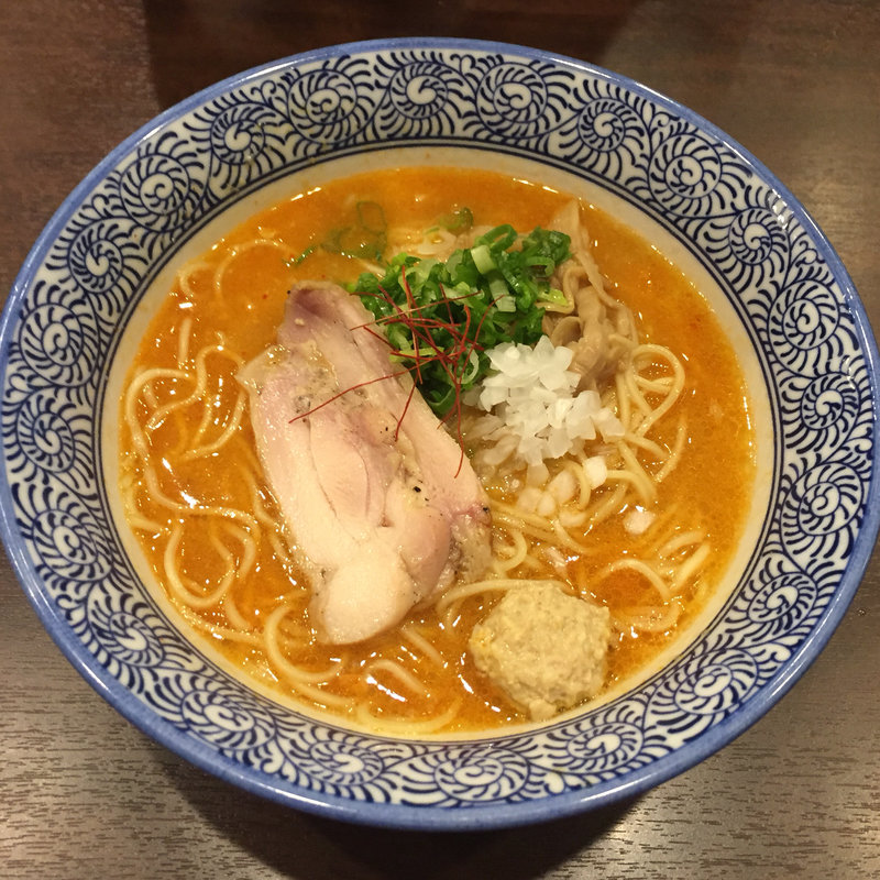 濃厚辛鶏そば(与力屋 八丁堀店)