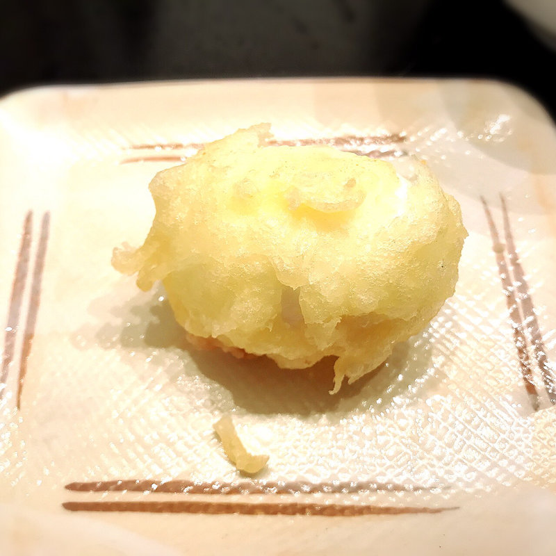 半熟卵天ぷら
