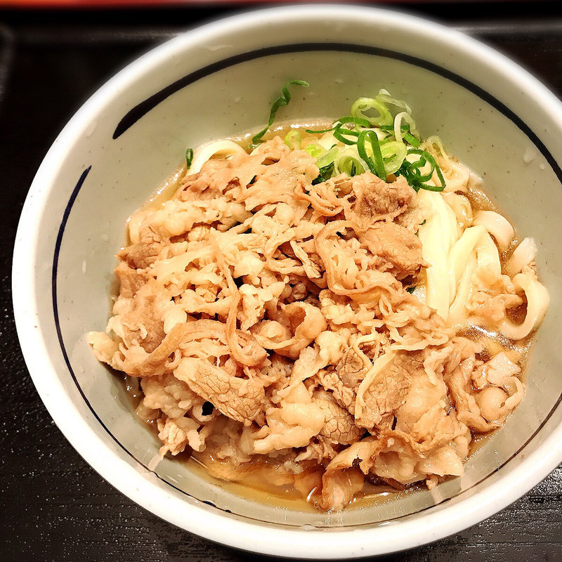 肉ぶっかけうどん冷(おにやんま　五反田本店)