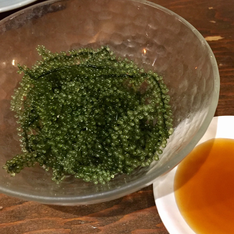 生海ぶどう(海人酒房 八重洲地下街)