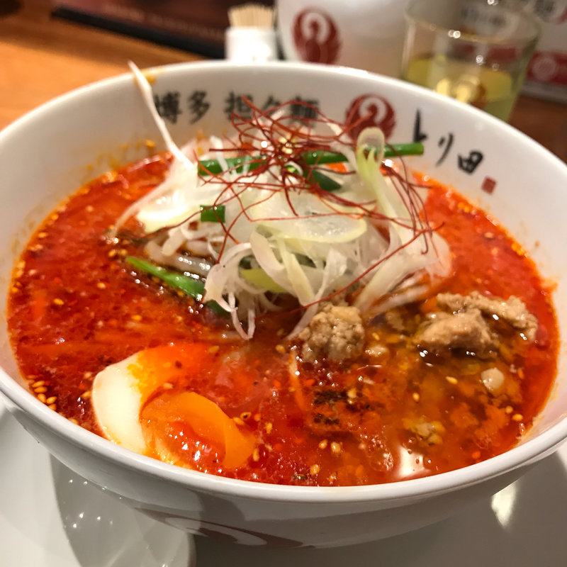 担々麺ハーフ(博多担々麺 とり田 KITTE博多店)