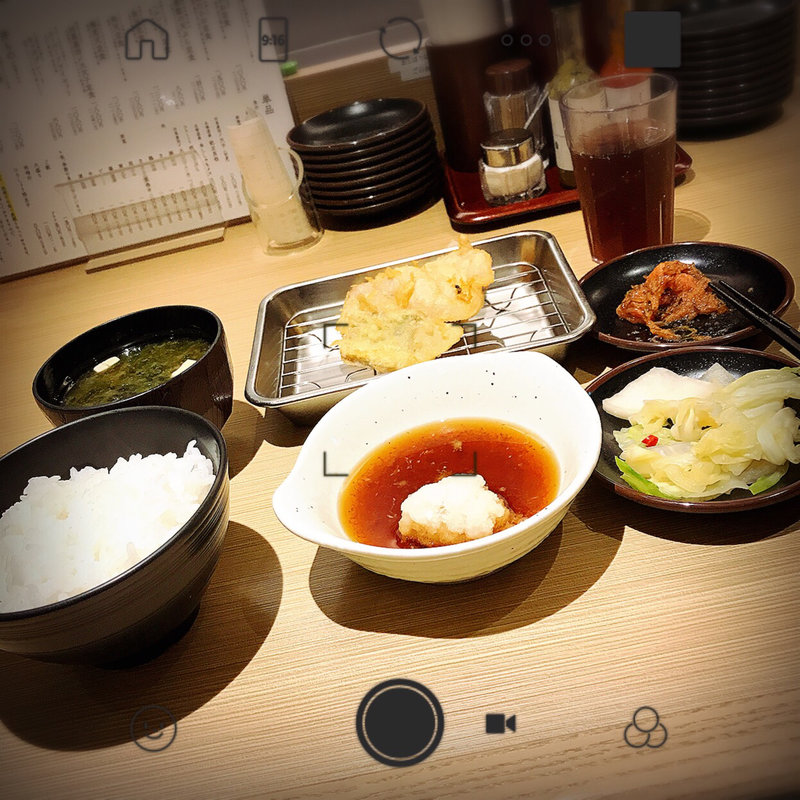 季節の天ぷら定食(博多天ぷら たかお ジョイナス横浜店)