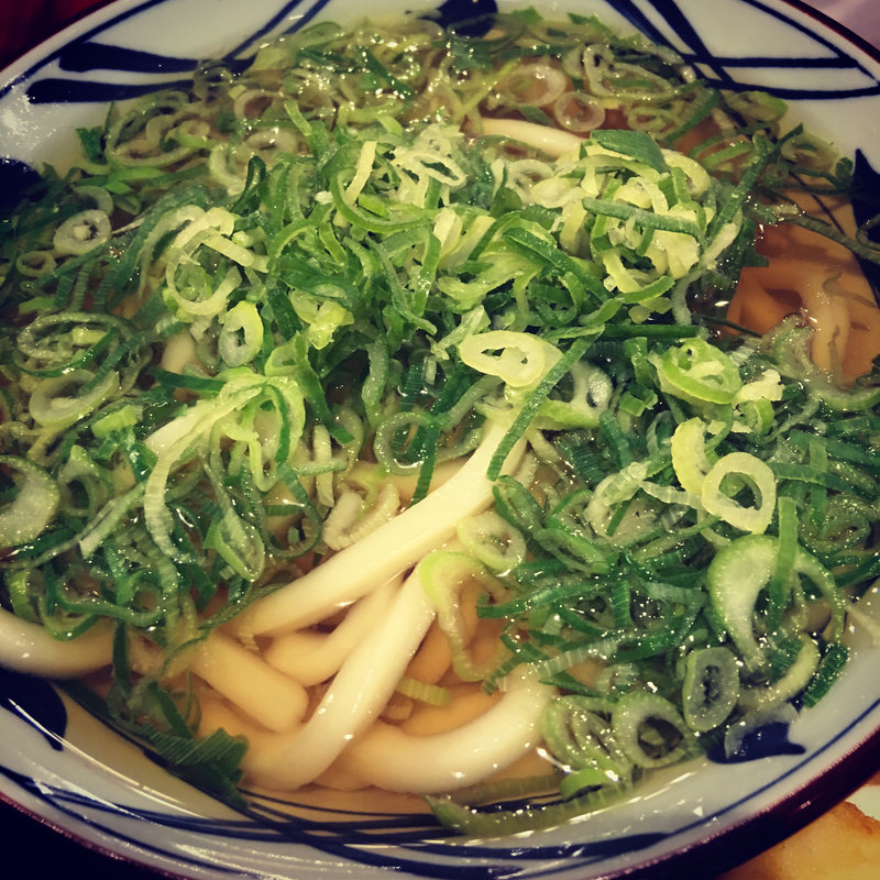 かけうどん(丸亀製麺 郡山店 （まるがめせいめん）)