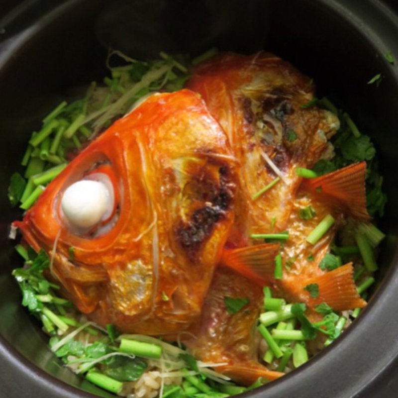 金目鯛の土鍋ごはん(日本料理 太月)