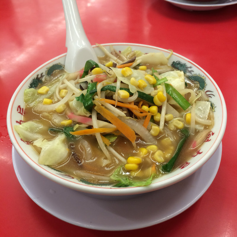 野菜たっぷりタンメン 麺少なめ(京都北白川ラーメン魁力屋 海老名店)