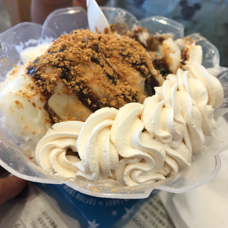 黒蜜ふわふわカキ氷(ミスタードーナツ ららぽーと立川立飛ショップ)