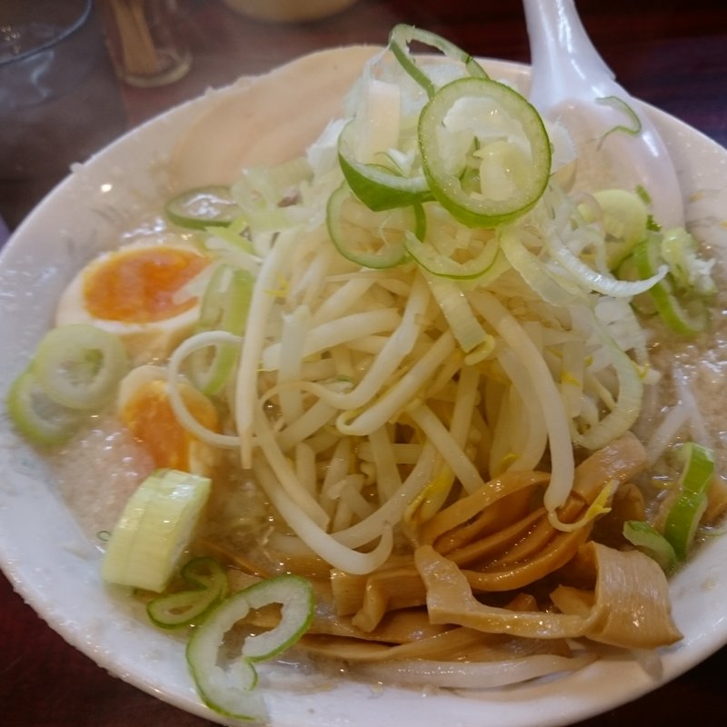 醤油もやしらーめん ＋ 味玉子(なりたけ 本八幡店)