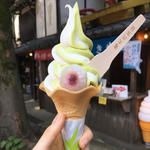 大山牛乳×20世紀梨ソフトクリーム
