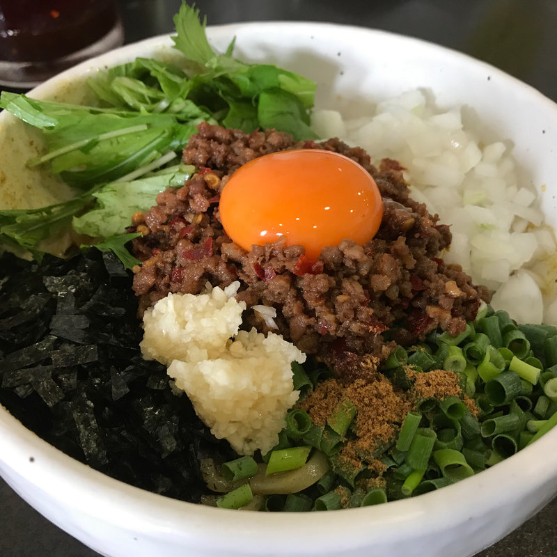 カレー台湾まぜそば(らーめんまぜそば・てっぺん 天白原店)