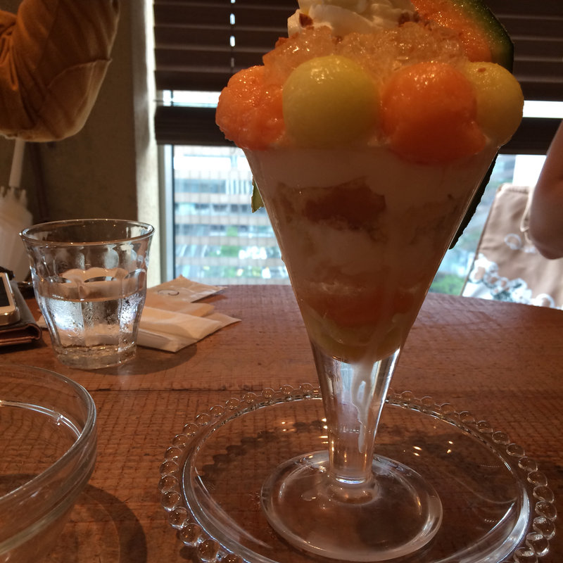 ふたごのメロンパフェ(キャンベル・アーリー 博多店)