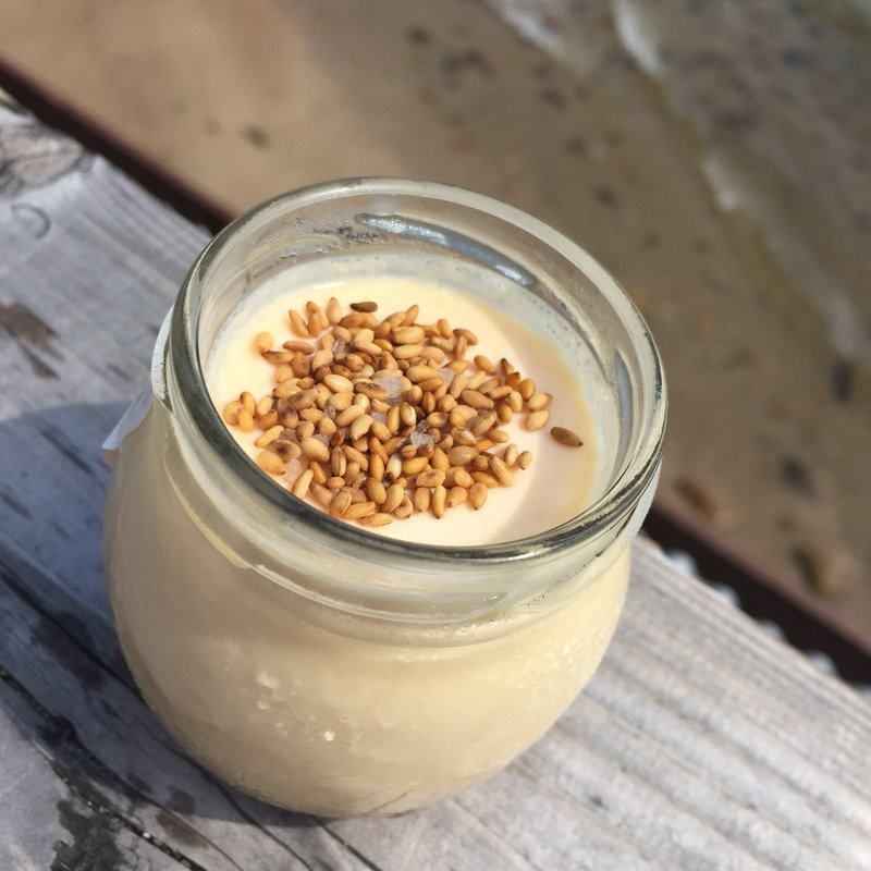 ごま塩プリン(工房とったん （またいちの塩）)