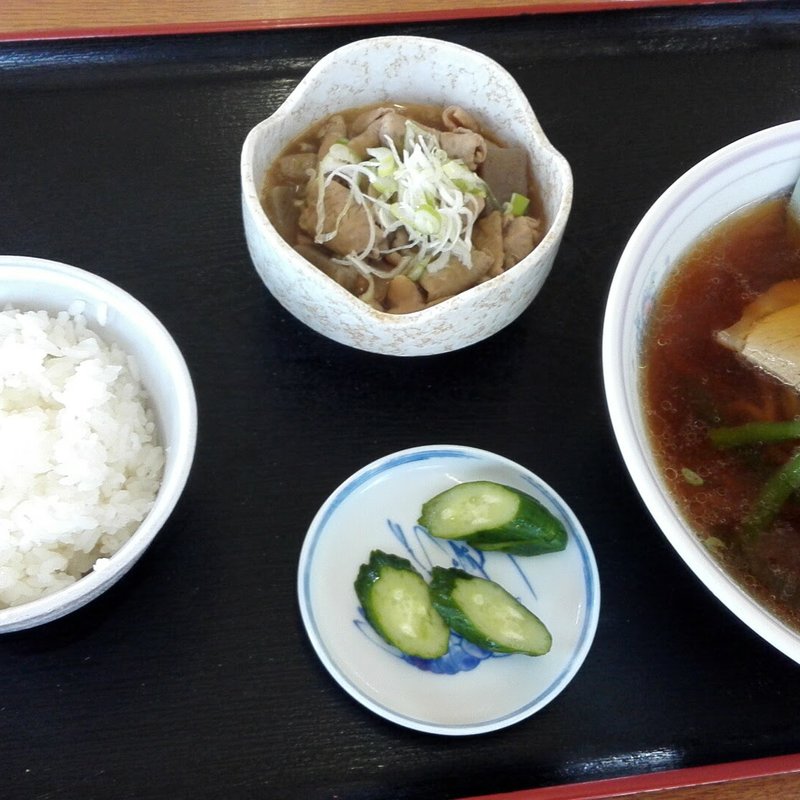 もつ煮セット(多満留食堂 )