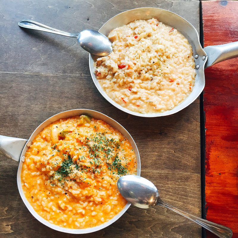 トマトとアボカドのクリームリゾット(東京基地 渋谷店)