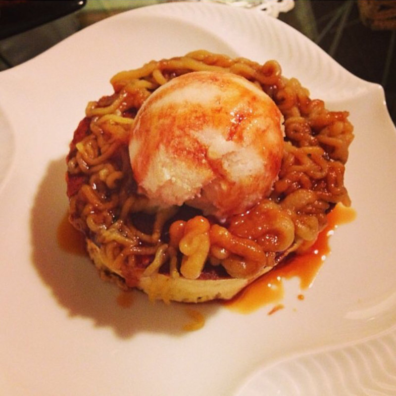 安納芋のパンケーキ(雪ノ下梅田本店)