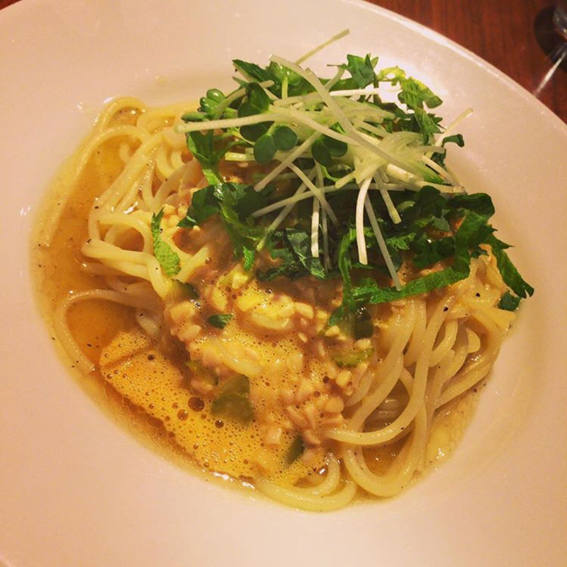 納豆パスタ(パスタ アルバ)