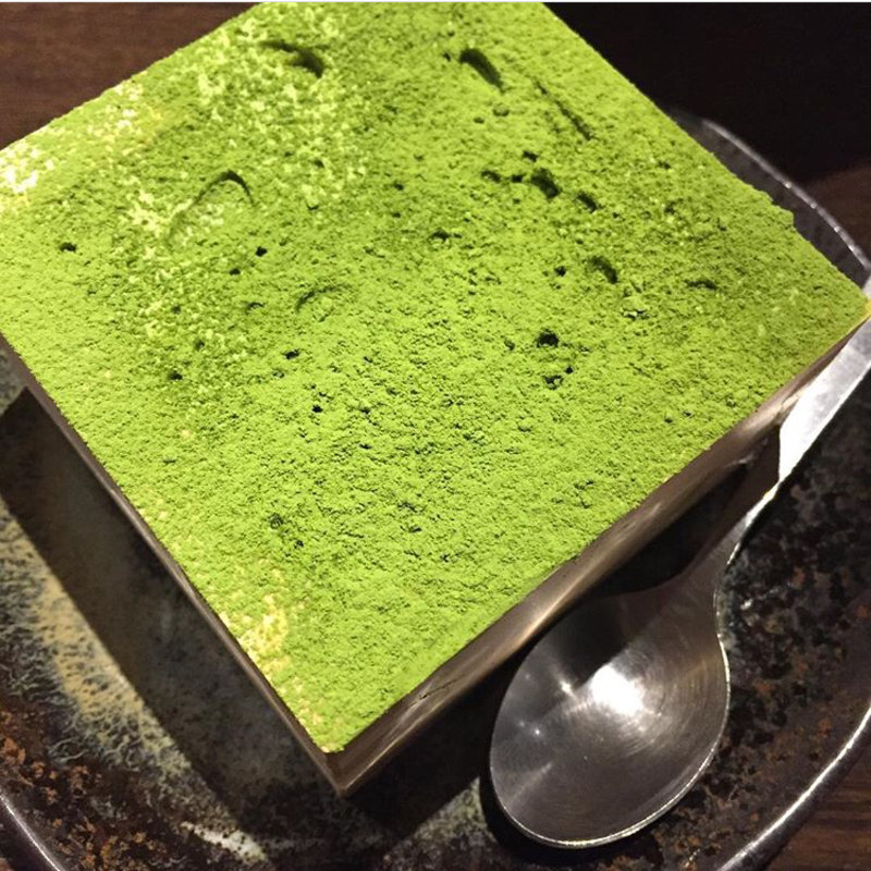 抹茶の枡ティラミス(kawara CAFE＆DINING 宇田川 （カワラ カフェアンドダイニング）)