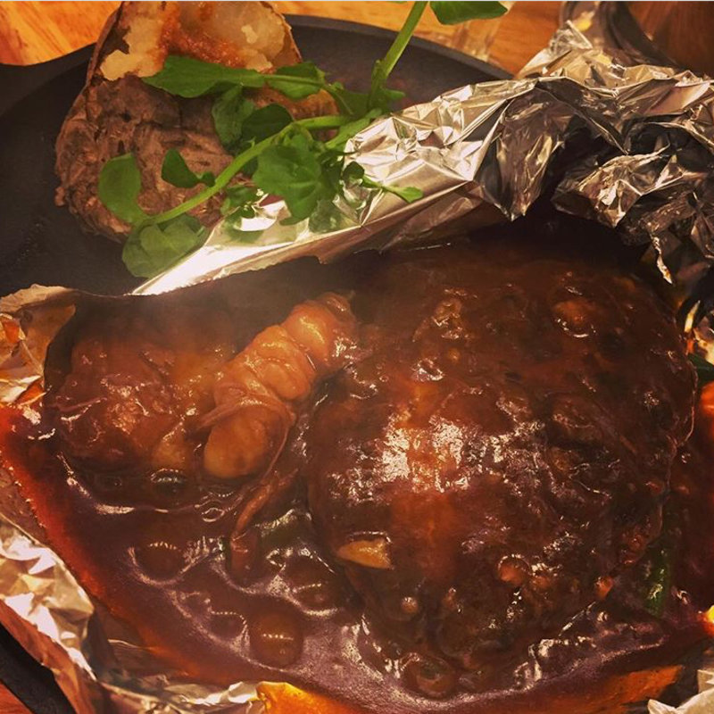 ハンブルグステーキ(つばめグリル アトレ恵比寿店)