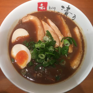 こってりチャーシュー麺➕煮卵トッピング(清乃 近鉄百貨店和歌山店)