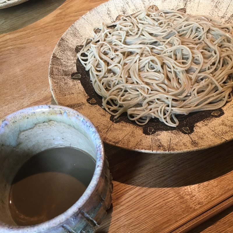胡麻汁つけ蕎麦(紬山荘)