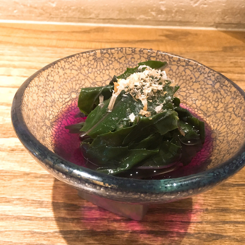 金時草のおひたし(あめこや)