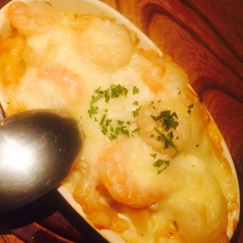 海老のアメリケーヌマカロニグラタン(UOKIN PICCOLO 銀座店 （ウオキン ピッコロ）)