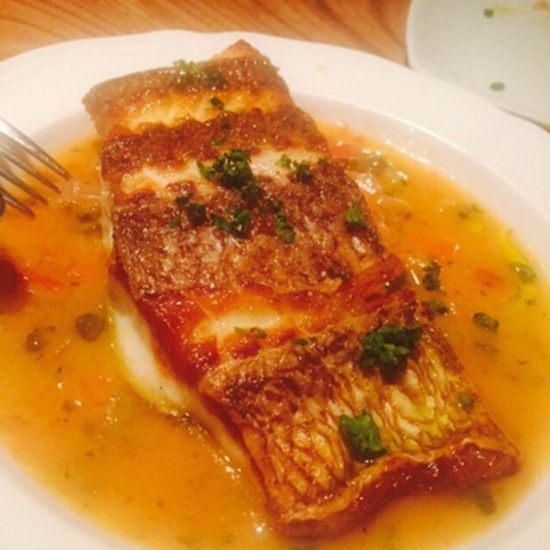 真鯛のポワレ(UOKIN PICCOLO 銀座店 （ウオキン ピッコロ）)