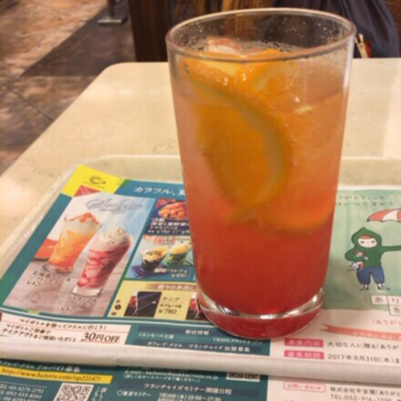 スパークリングオレンジ(R)(カフェ・ド・クリエエスカ店)