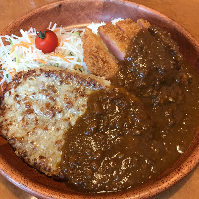 スパイシーハンバーグ(びっくりドンキー 中倉店 )