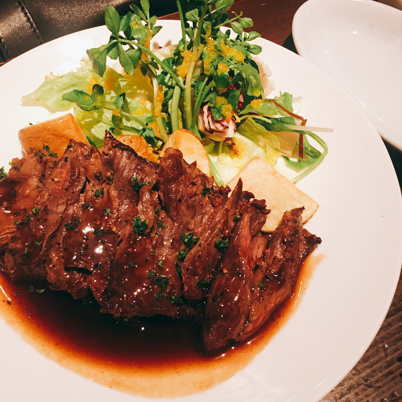 牛ハラミステーキ(スパッカ アルバータ エビス （SPACCA ALBERTA EBISU）)