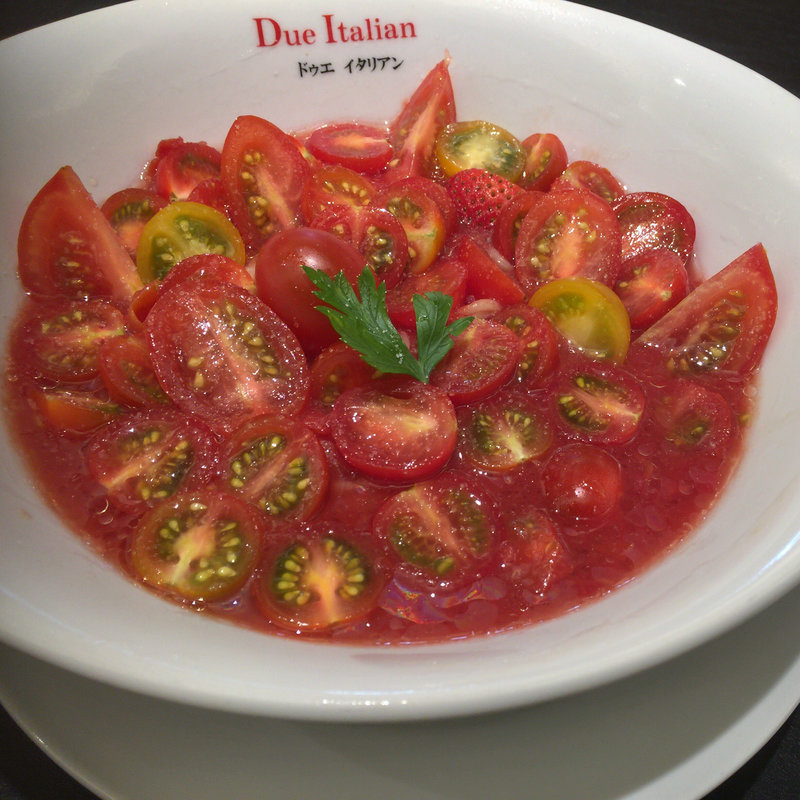 冷製トマトコレクション(ドゥエ イタリアン 青葉台店)
