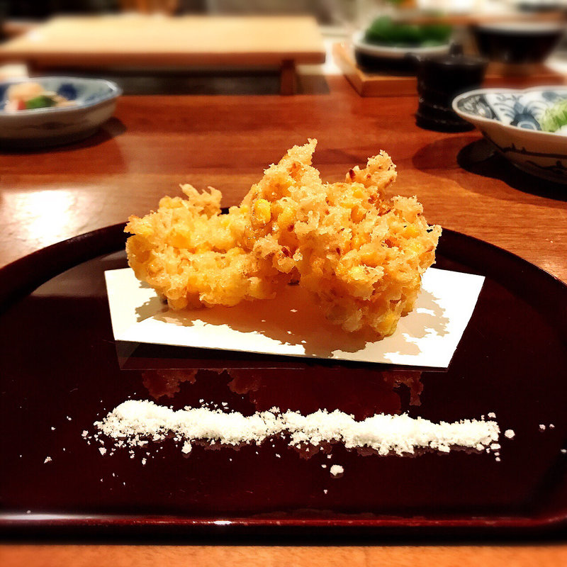 とうもろこしかき揚(東山KAN)